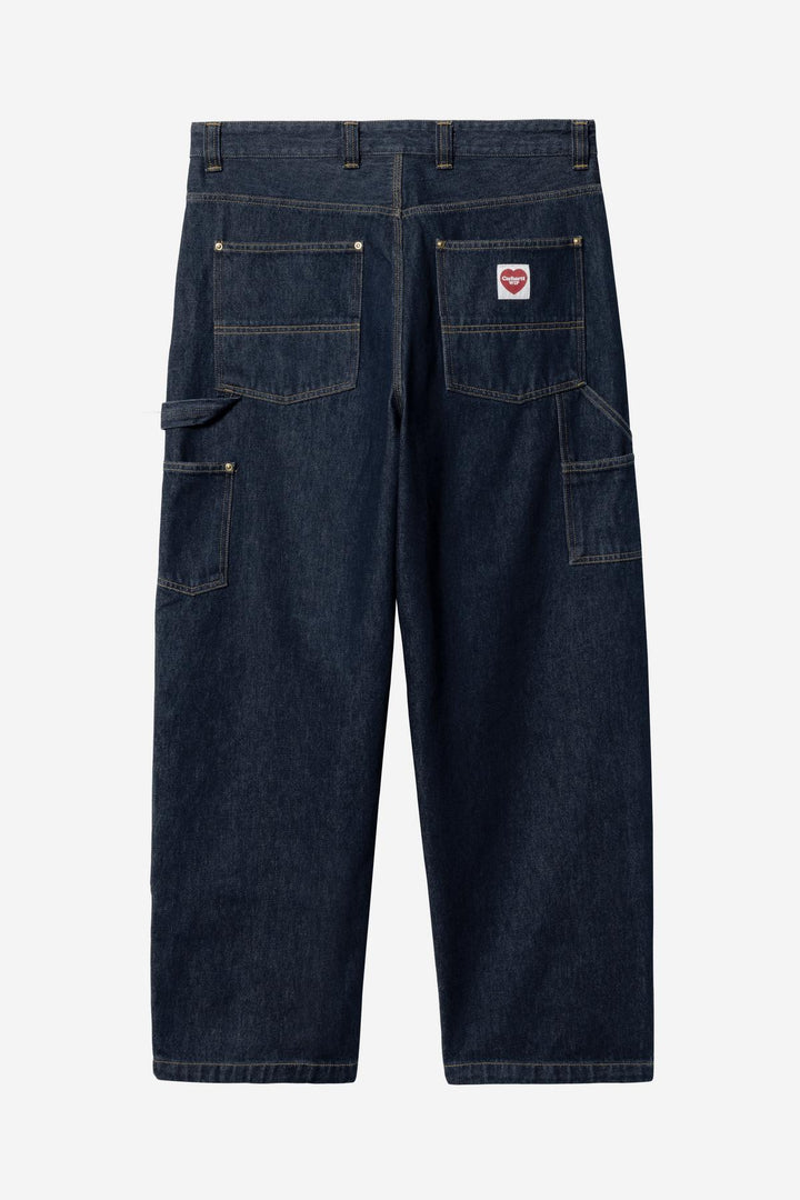 Nash Double Knee Pant Blue Rinsed