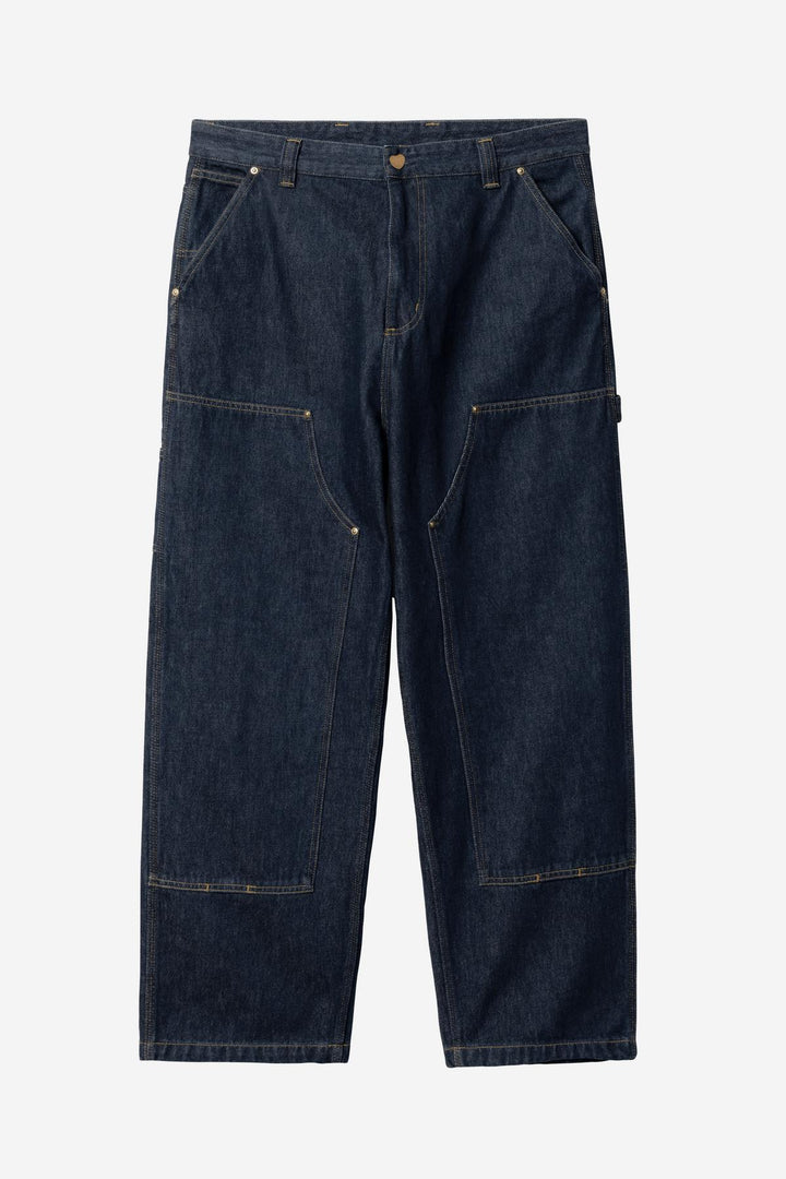 Nash Double Knee Pant Blue Rinsed