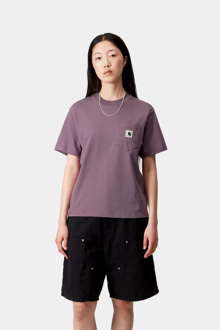 W' S/S Pocket T-shirt Phlox