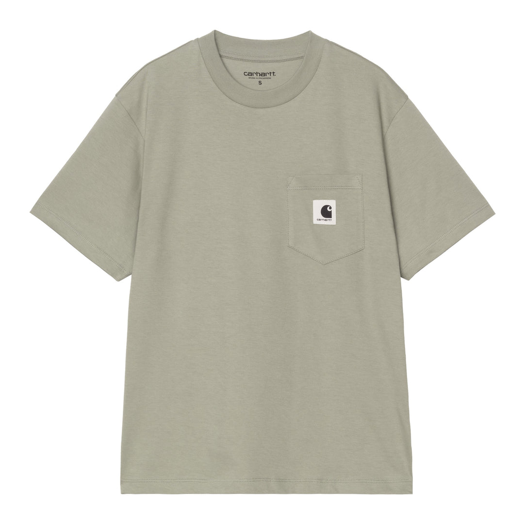 W' S/S Pocket T-shirt Shady Green