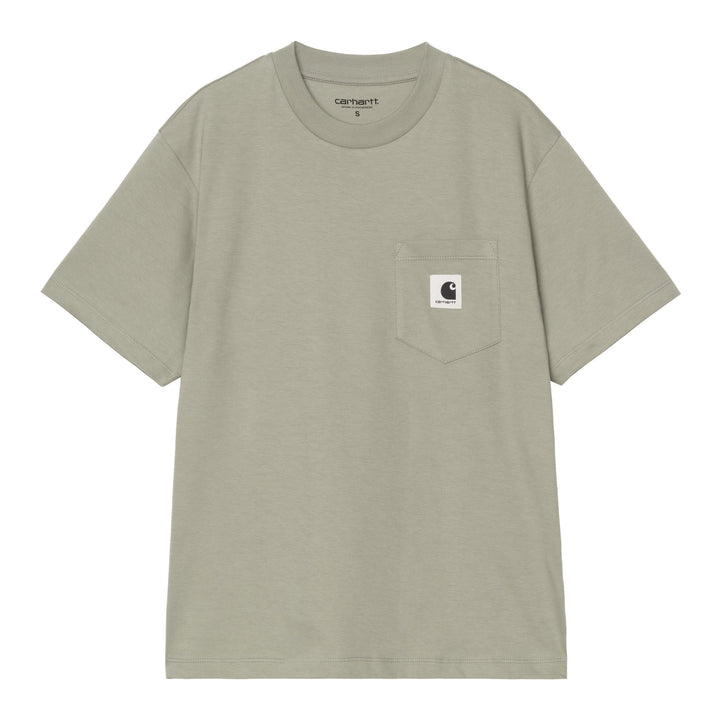 W' S/S Pocket T-shirt Shady Green