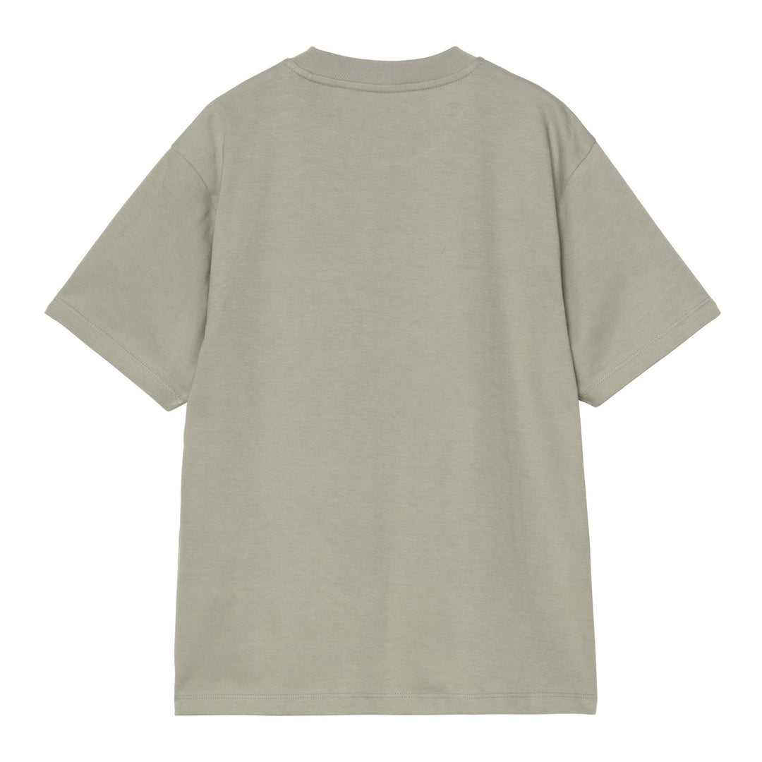 W' S/S Pocket T-shirt Shady Green