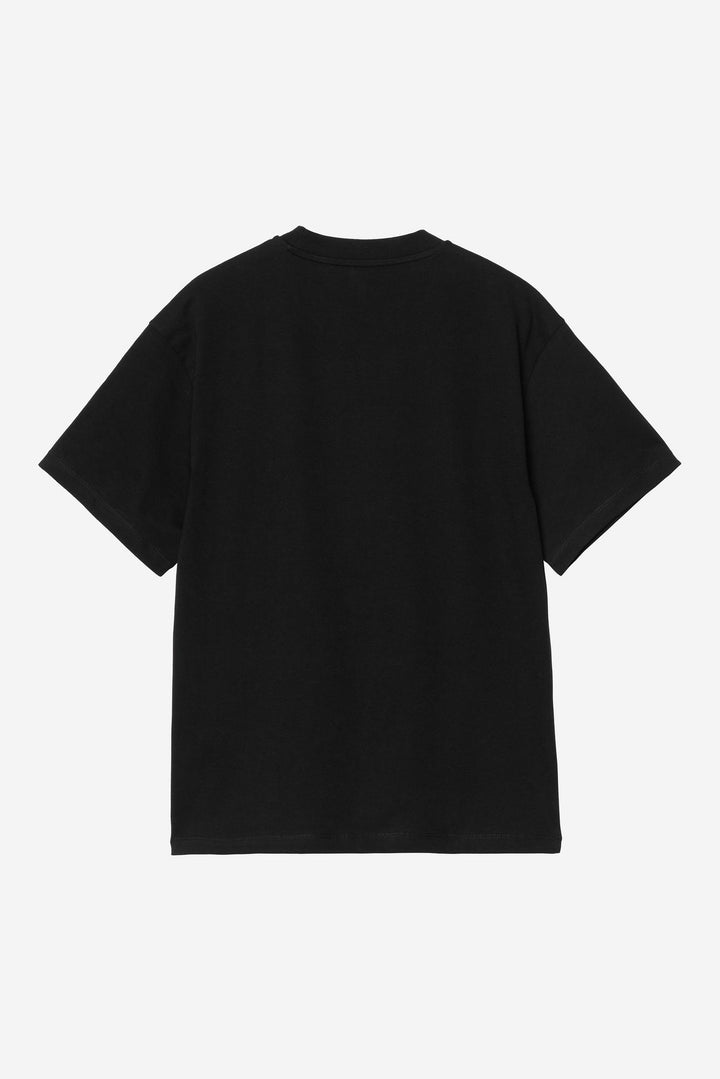 W' S/S Heart Patch T-shirt Black / Red