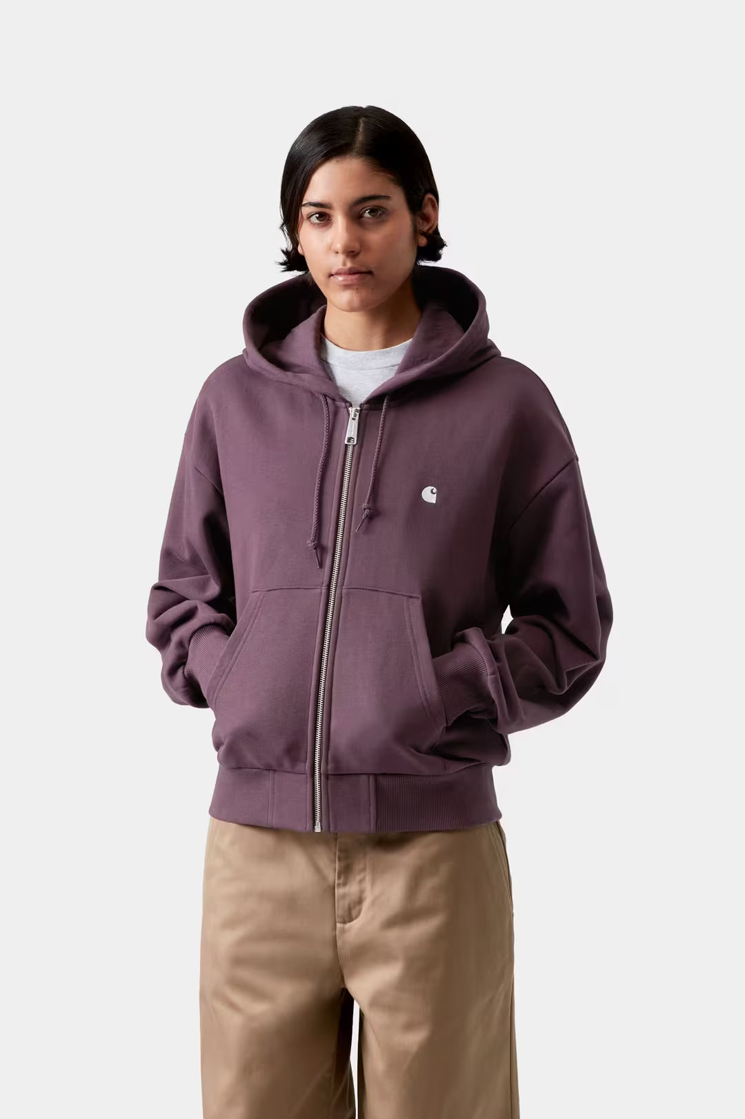 W' Hooded Casey Jacket Cozy Purple / Silver