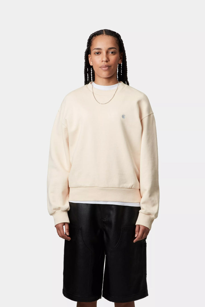 W' Casey Sweatshirt Natural / Silver