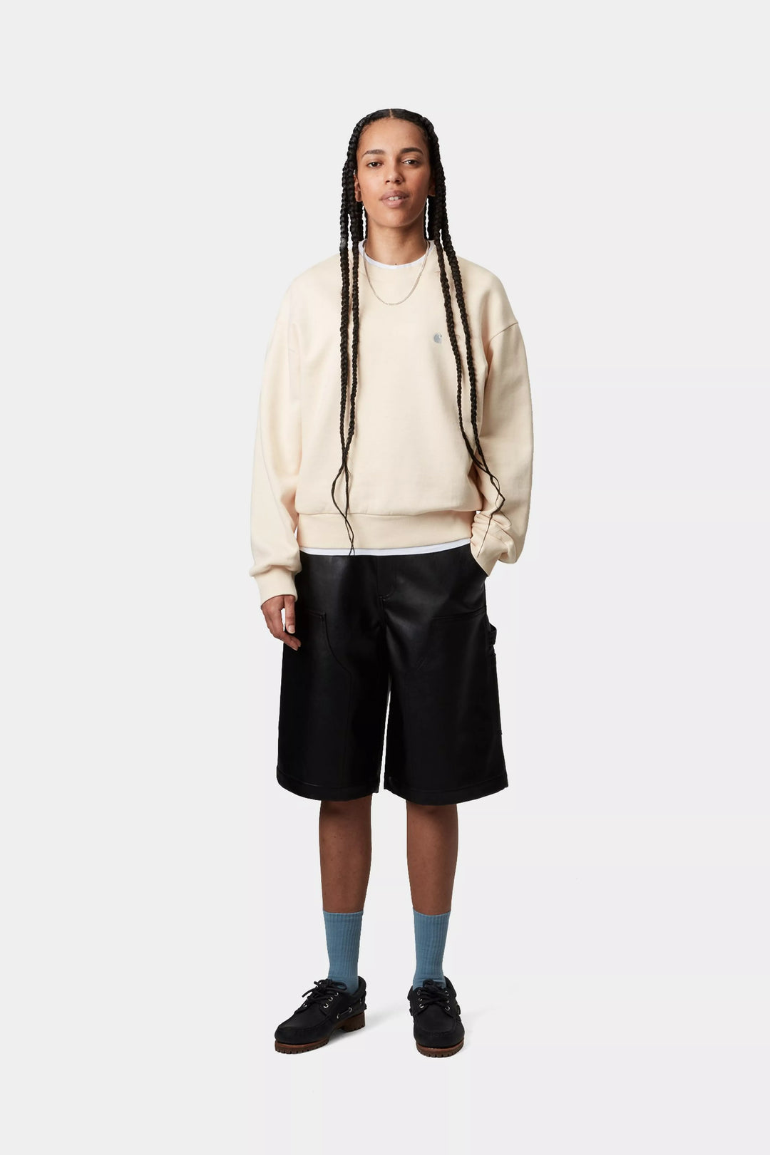 W' Casey Sweatshirt Natural / Silver