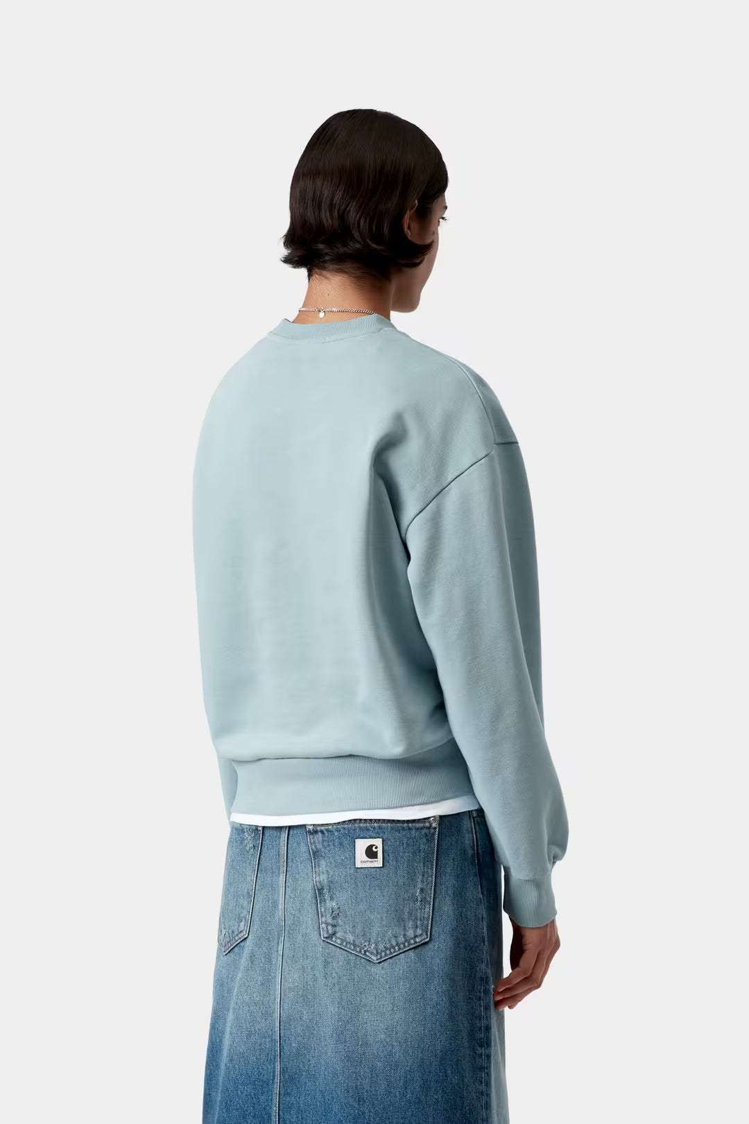 W' Casey Sweatshirt Tourmaline / Silver - The Road 1380