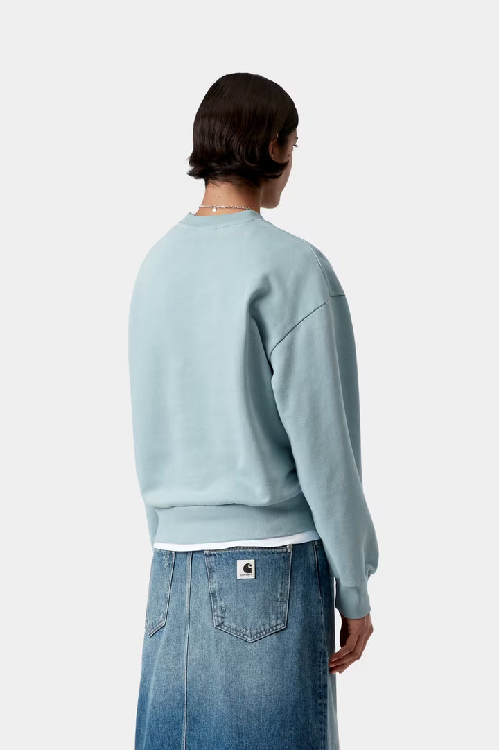 W' Casey Sweatshirt Tourmaline / Silver - The Road 1380