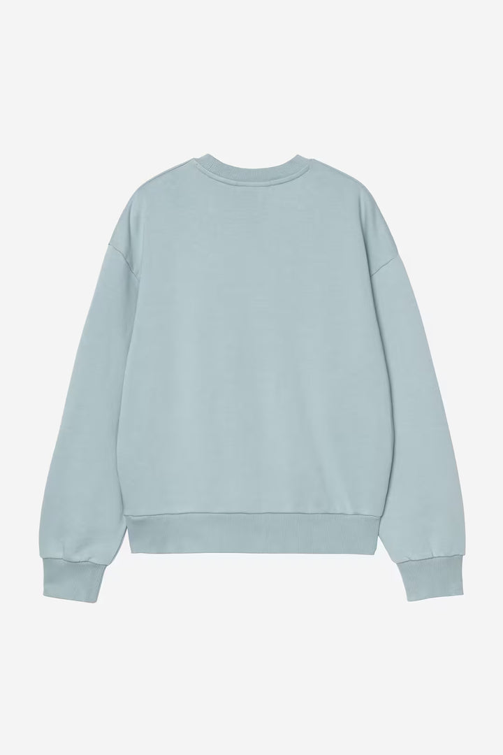W' Casey Sweatshirt Tourmaline / Silver - The Road 1380
