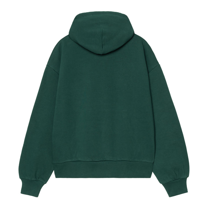 W' Hooded Casey Sweatshirt Dark Fir / Silver