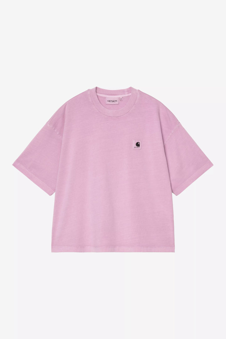 W' S/S Nelson T-shirt Gentle Purple, Garment Dyed - The Road 1380