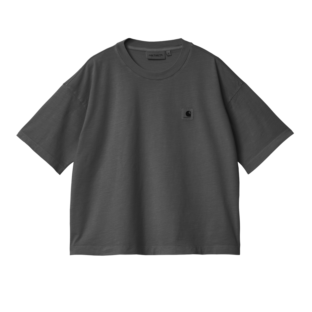 W' S/S Nelson T-shirt Graphite / Garment Dyed - The Road 1380
