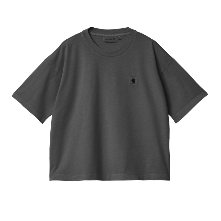 W' S/S Nelson T-shirt Graphite / Garment Dyed - The Road 1380