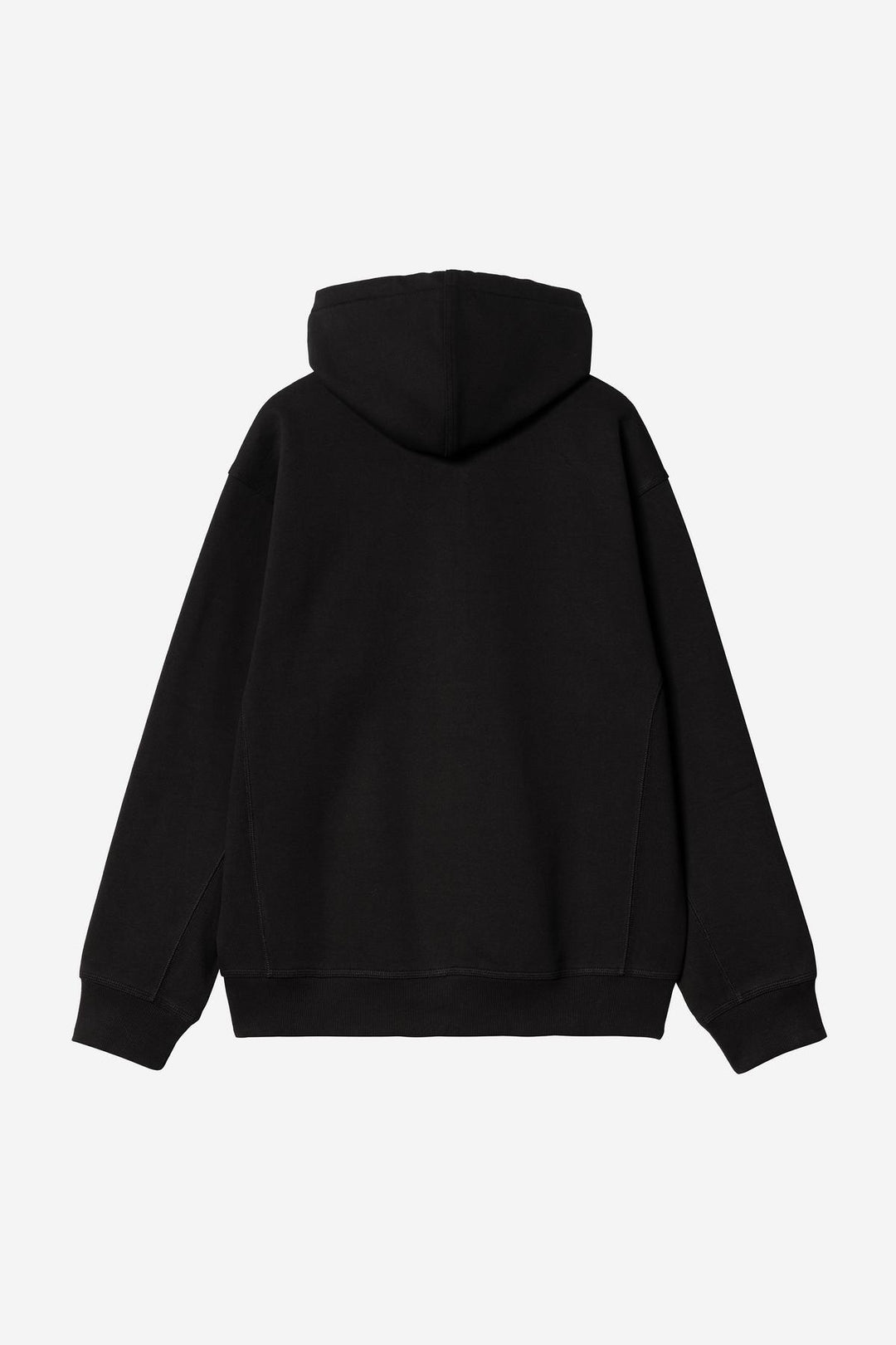 Hooded American Script Jacket Black