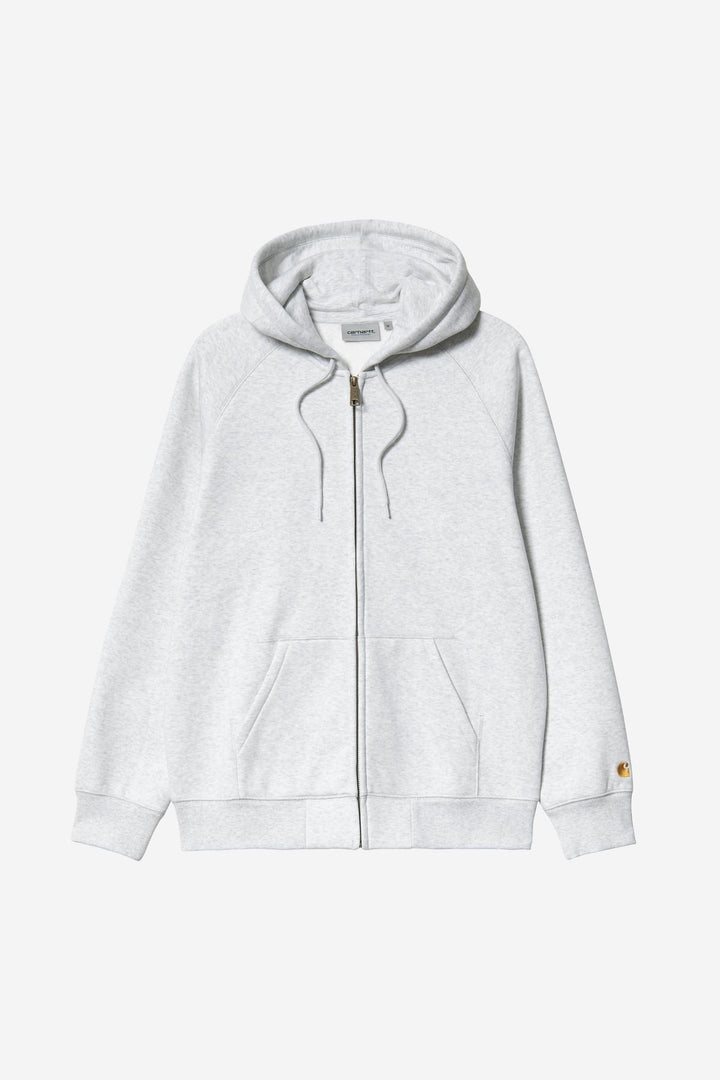 Hooded Chase Jacket Ash Heather / Gold
