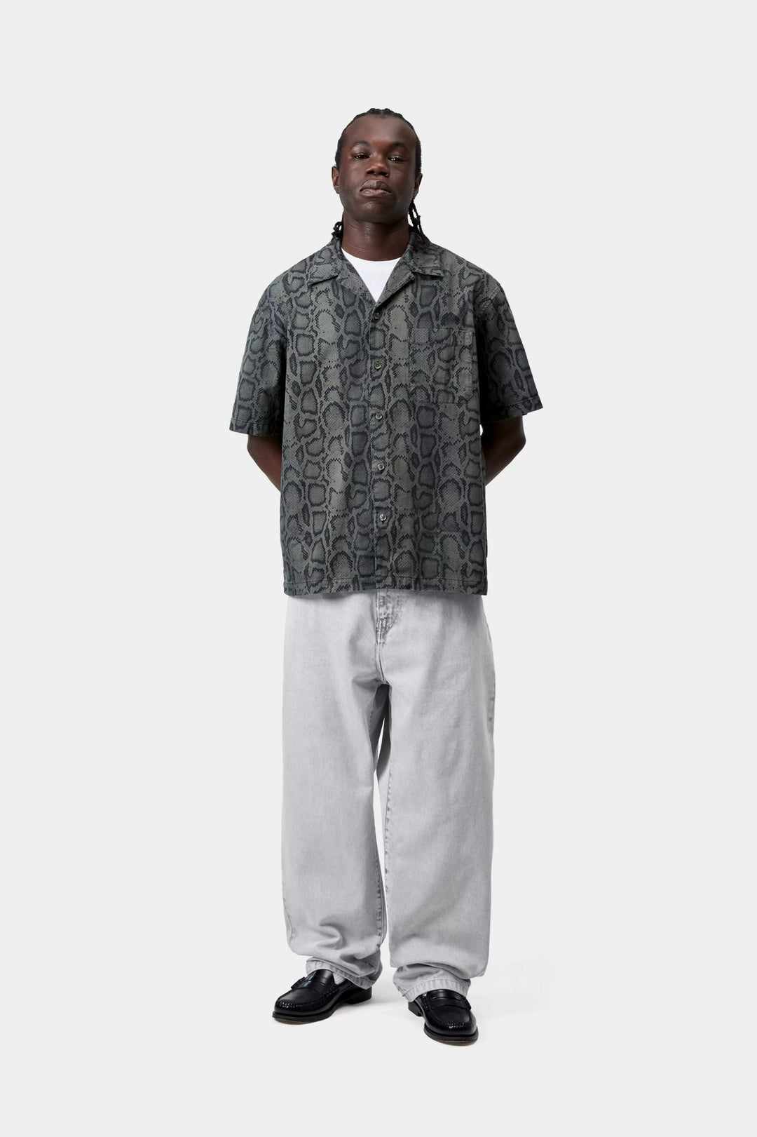 Landon Pant Black / Chalk Wash - The Road 1380