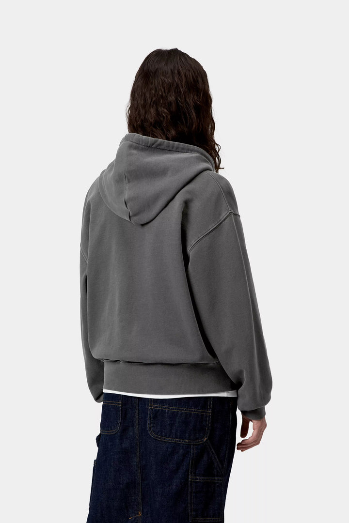 W' Hooded Nelson Jacket Stone, Garment Dyed - The Road 1380