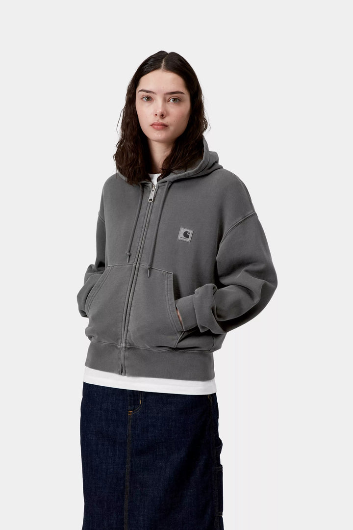 W' Hooded Nelson Jacket Stone, Garment Dyed - The Road 1380