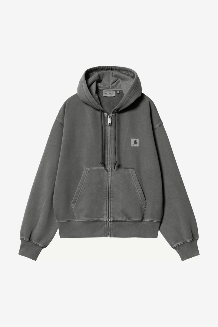 W' Hooded Nelson Jacket Stone, Garment Dyed - The Road 1380
