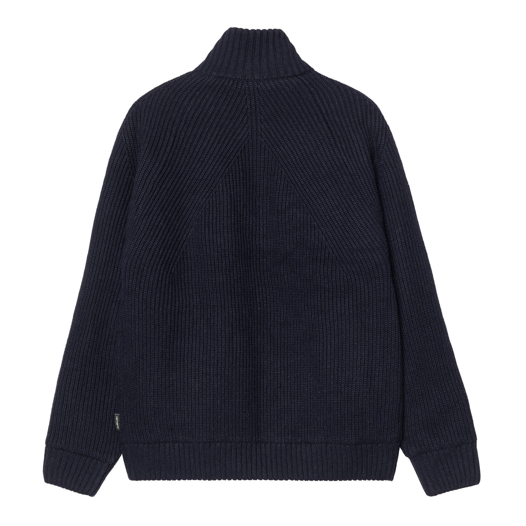 Banley Sweater Jacket Dark Navy - The Road 1380
