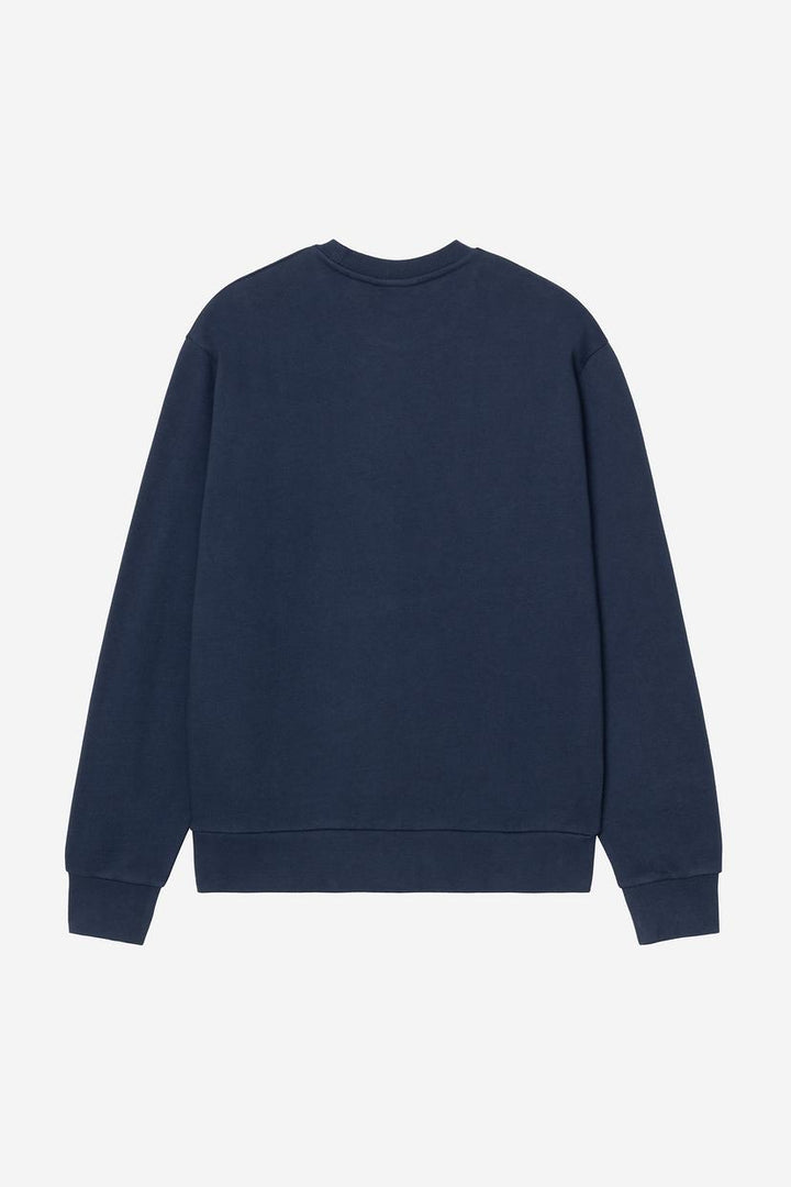 Script Embroidery Sweat Jupiter / White