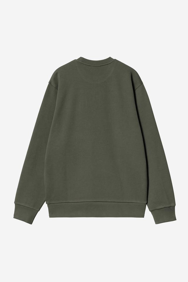 Script Embroidery Sweat Opuntia / White