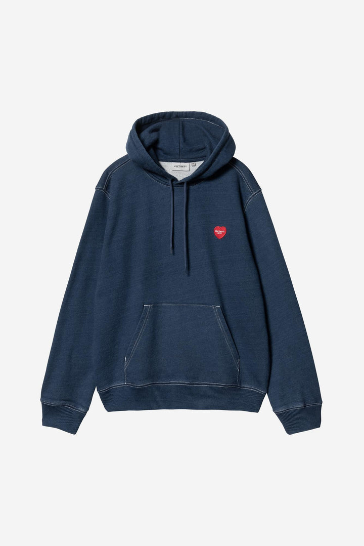 Hooded Ingo Sweat Dark Blue / Garment Dyed