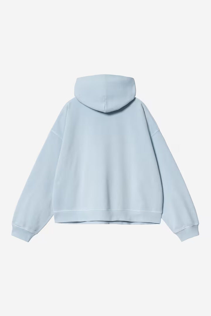 W' Hooded Benton Sweat Air Sky / Garment Dyed
