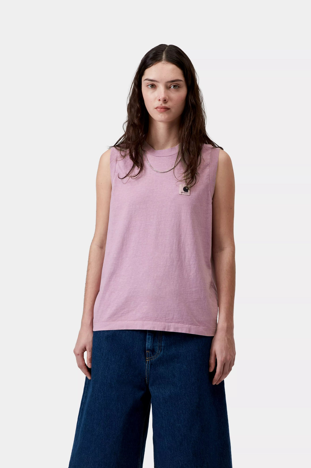 W' Nelson A-shirt Gentle Purple, Garment Dyed - The Road 1380