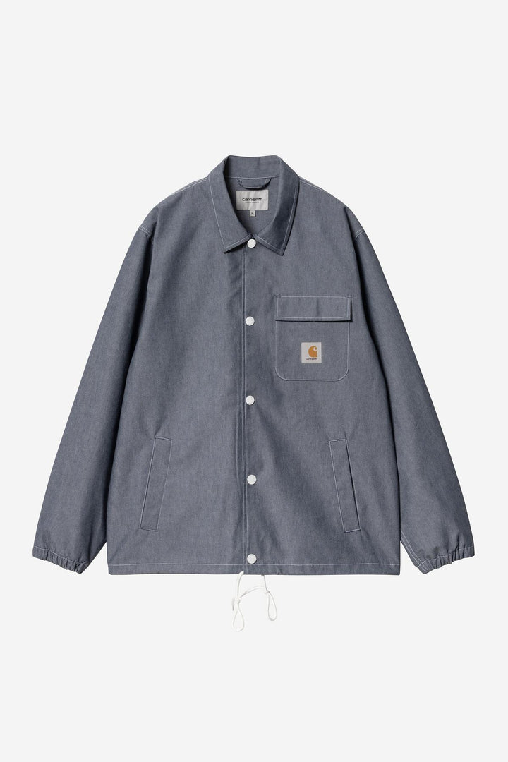 Blake Coach Jacket Blue Rinsed