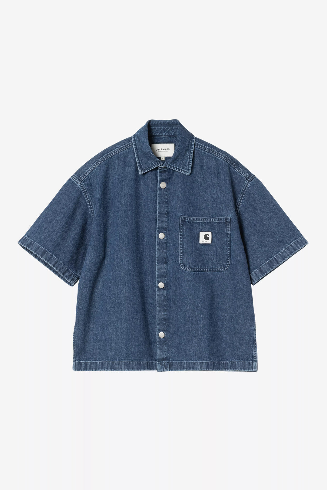 W' S/S Lovilia Shirt Blue Stone Washed - The Road 1380