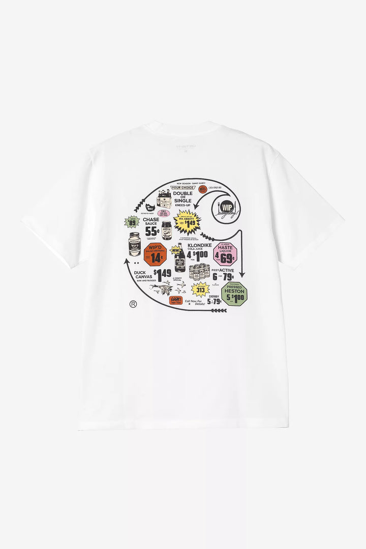 S/S Catalogue C Logo T-shirt White