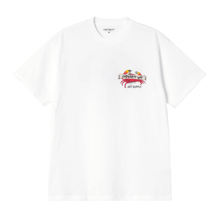 S/S Crab Paint T-shirt White