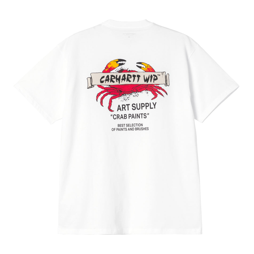 S/S Crab Paint T-shirt White