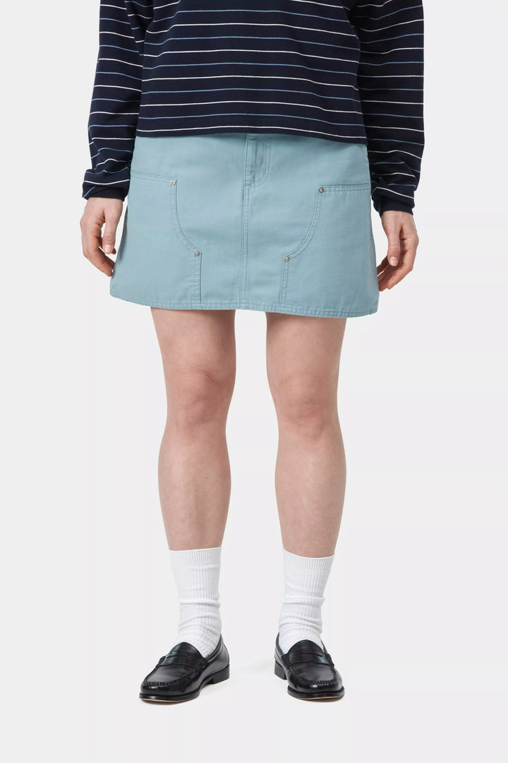W' Maeve Double Knee Skirt Tourmaline, Stone Washed