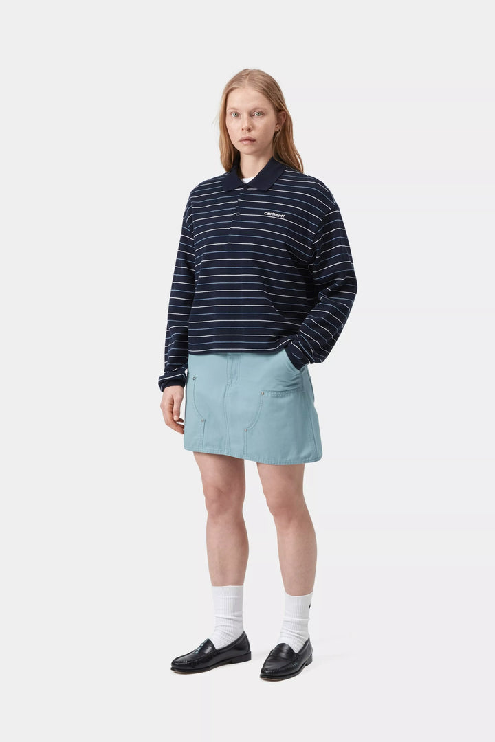 W' Maeve Double Knee Skirt Tourmaline, Stone Washed