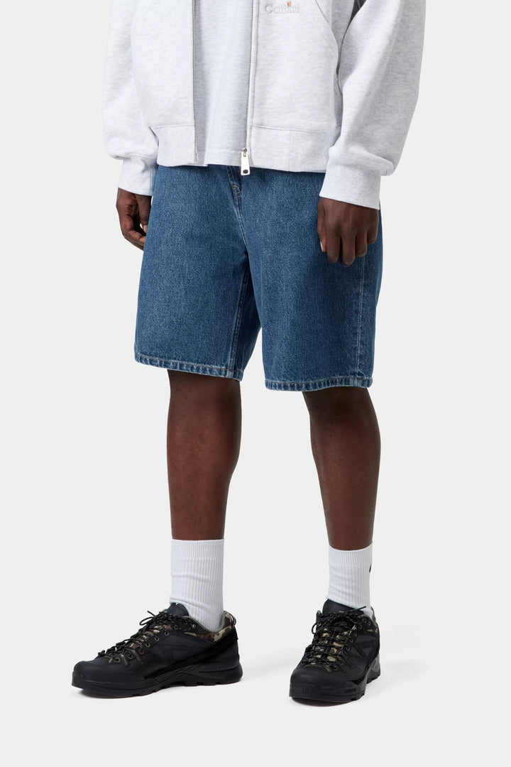 Nolan Short Blue Heavy Stone Wash - The Road 1380