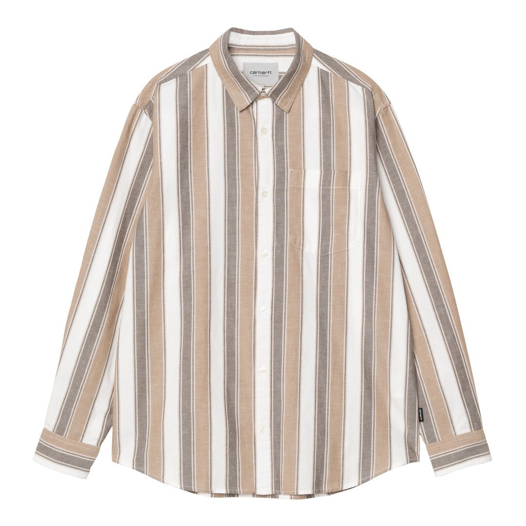 L/S Kendricks Shirt Kendricks Stripe, Liberica