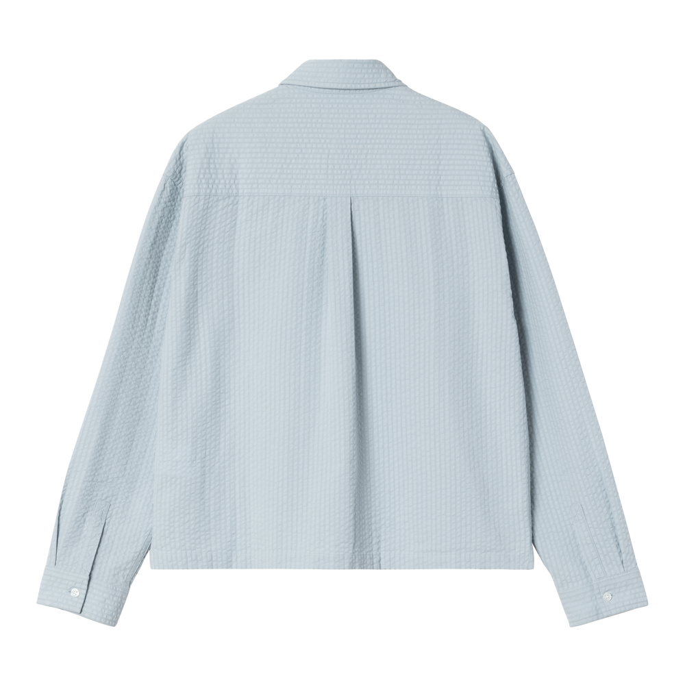 W' L/S Toland Shirt Toland Stripe, Blue Fog - The Road 1380