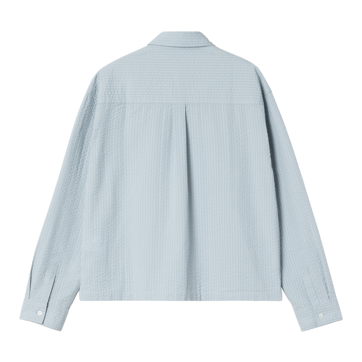 W' L/S Toland Shirt Toland Stripe, Blue Fog - The Road 1380