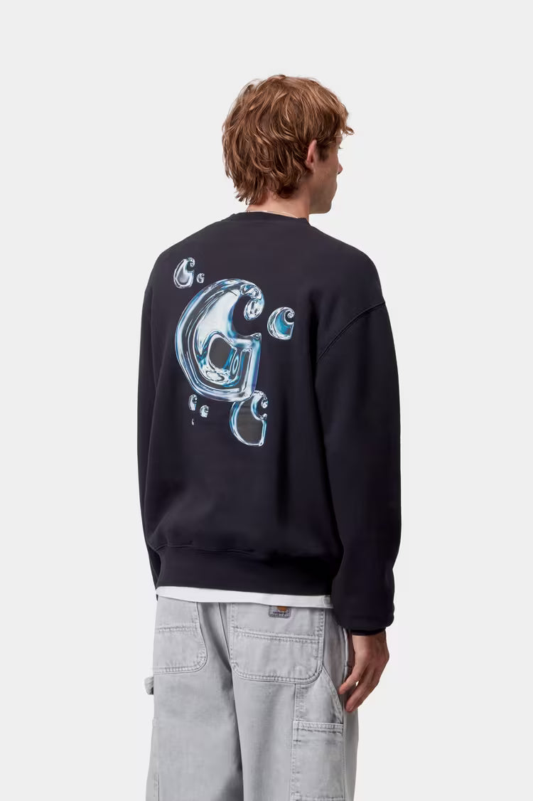 Solar Chrome Sweat Dark Navy