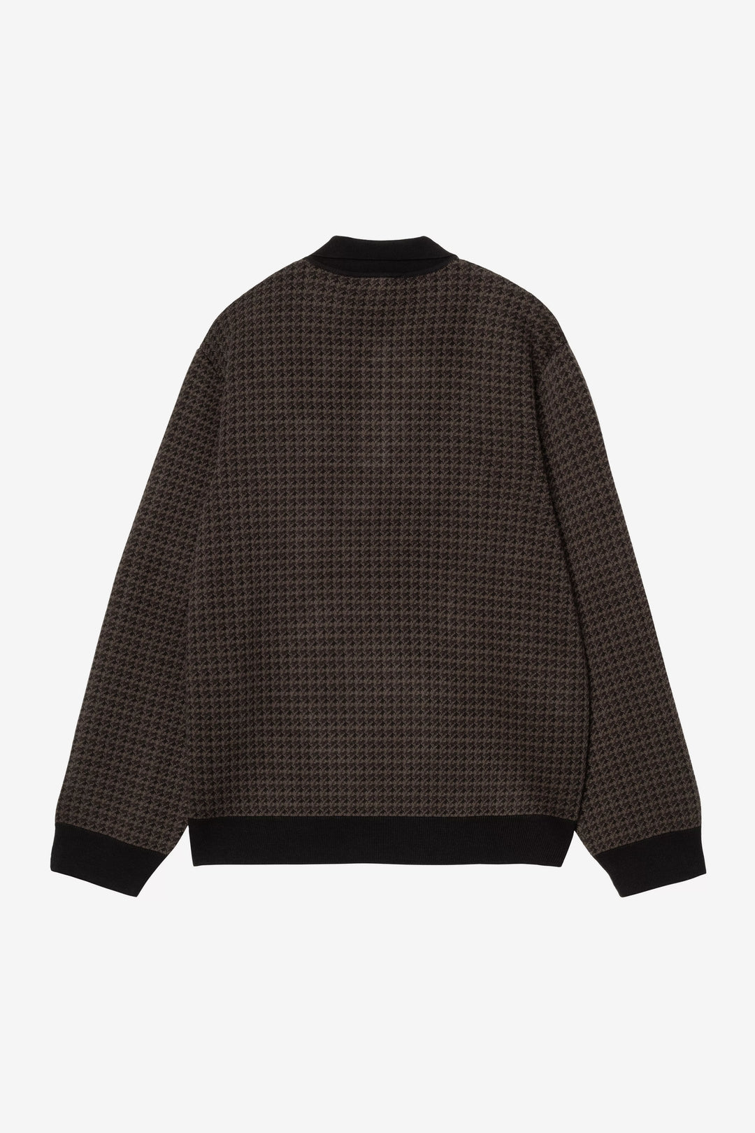L/S Lowis Polo Lowis Houndstooth, Vitola Heather