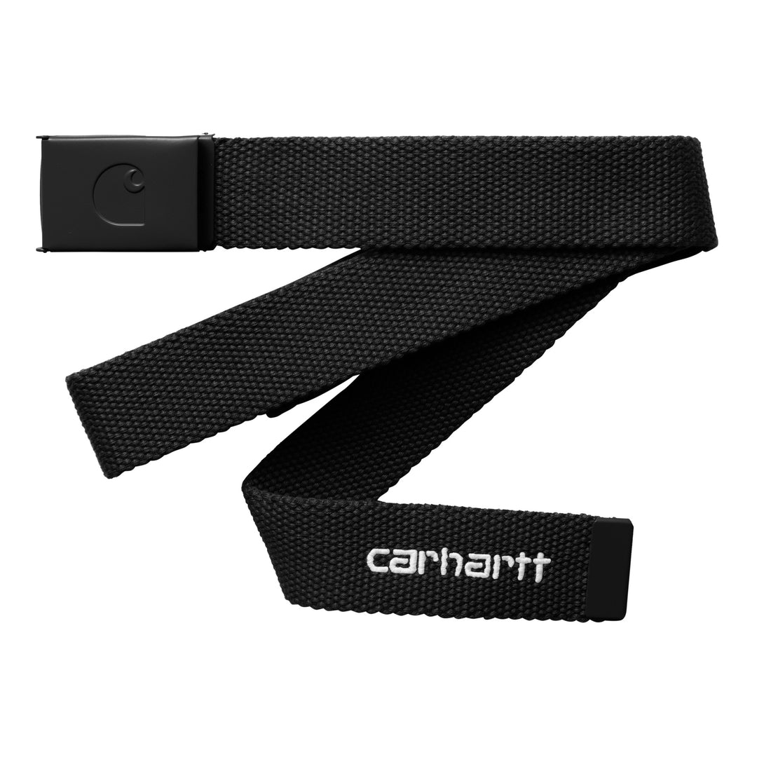 C-logo Belt Tonal Black / White