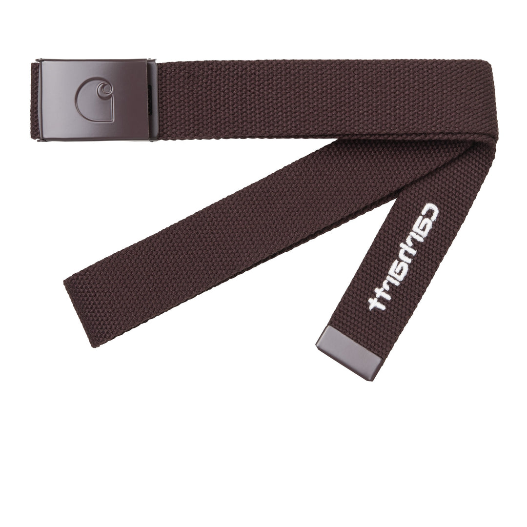 C-logo Belt Tonal Palisander / White