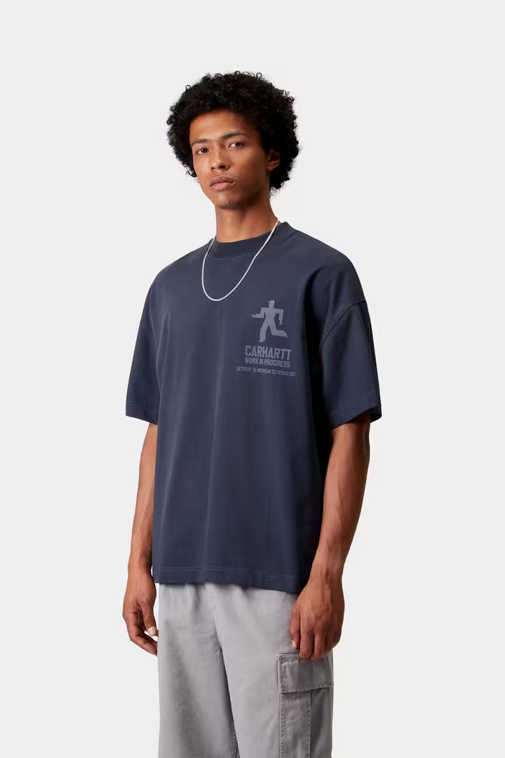 S/S Distance T-shirt Jupiter / Stone Dyed