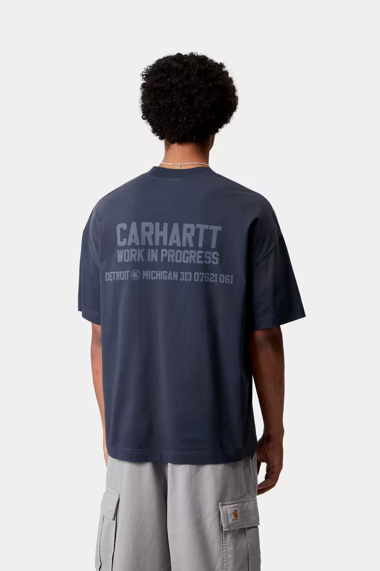 S/S Distance T-shirt Jupiter / Stone Dyed