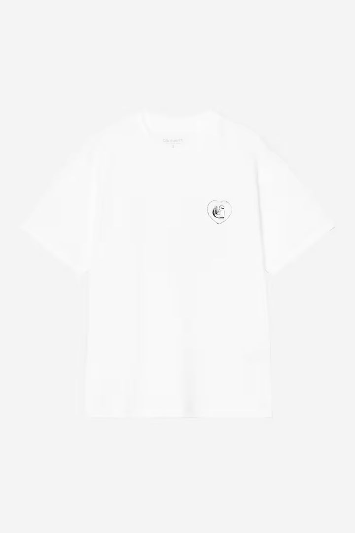 W' S/S Hearts Of Hartts T-s White