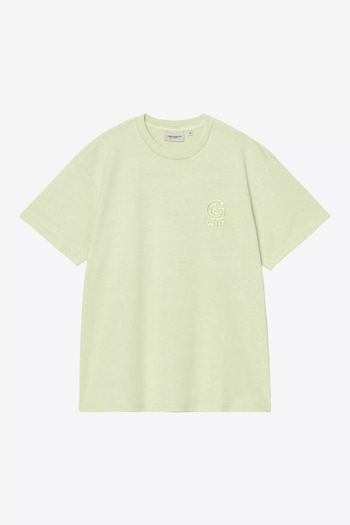 S/S Helix Redux T-shirt Pale Olive / Garment Dyed