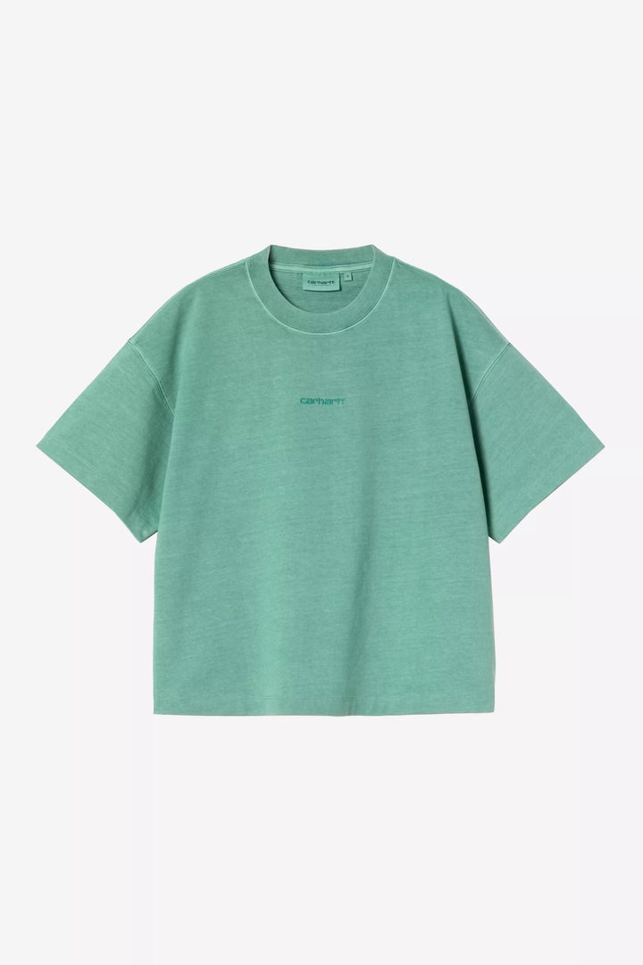 W' S/S Benton T-shirt Lily, Garment Dyed - The Road 1380