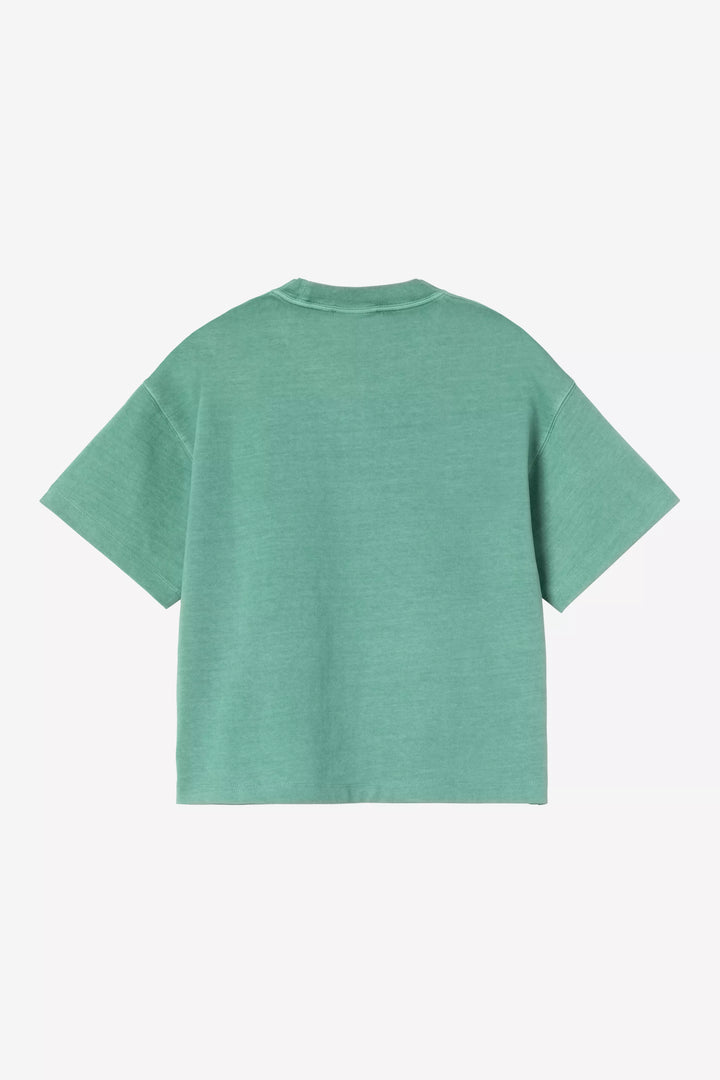 W' S/S Benton T-shirt Lily, Garment Dyed - The Road 1380